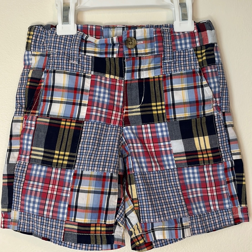 Janie and Jack Madras short size 4
